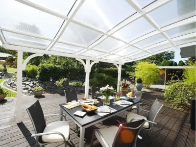 Terrassenüberdachung Venezia weiß Produktbild #3
