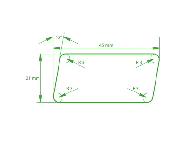 Fassadenverkleidung Rhombusleiste Sibirische Lärche Produktbild #5