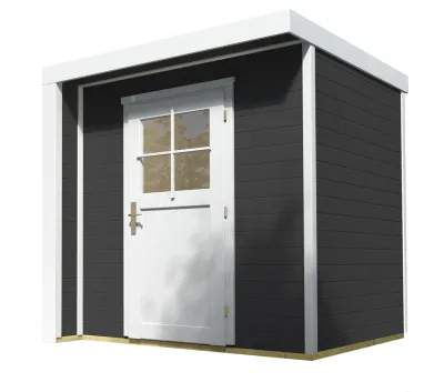 Gartenhaus Designhaus 262 21 mm anthrazit lasiert Produktbild #2