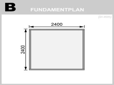 Gartenhaus Talkau 4 28 mm terragrau Produktbild #5