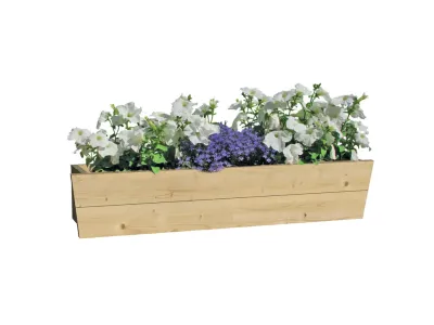 Blumenkasten für Gartenhaus Doppelfenster Produktbild #1