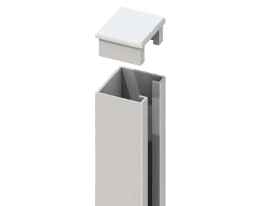 SYSTEM U-Montageprofil silber Produktbild #1