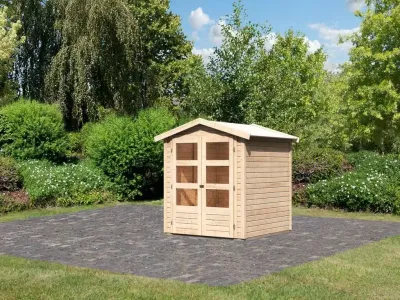 Gartenhaus Amberg 2 19 mm naturbelassen Produktbild #6