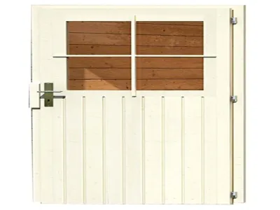 Gartenhaus Mittelwandhaus Mattrup 28 mm terragrau Produktbild #4