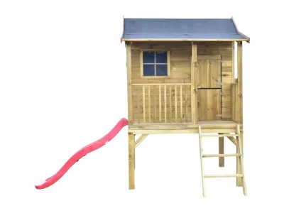 Stelzenhaus Saloon XL KDI + Rutsche rot Produktbild #5