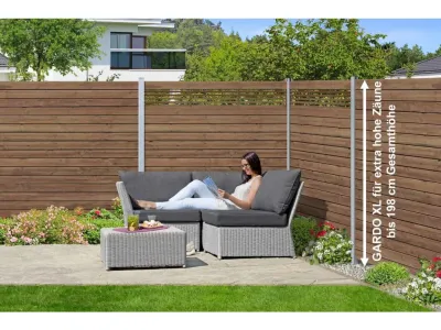 Bohlenset für Steckzaunsystem GARDO XL DIY Kiefer Produktbild #11