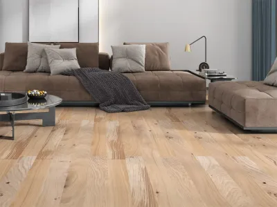 Massivholzdiele Eiche Rustikal R gebürstet murano geölt Produktbild #5