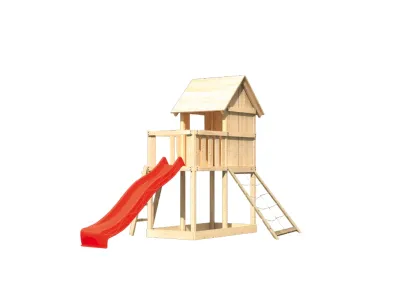 Kinderspielhaus Frieda SET naturbelassen Produktbild #3