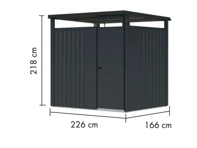 Metall-Gerätehaus "Østen 1,5" Produktbild #6
