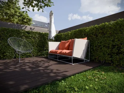  Terrassendiele WPC dunkelbraun Holzoptik geprägte Oberfläche Produktbild #6