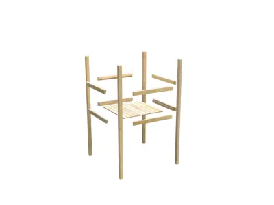 Kinderspielturm Lotti SET naturbelassen Produktbild #9