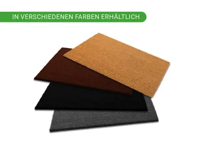 Kokosmatte Braun Fußmatte Fußabtreter Schmutzfangmatte Türmatte Fußabstreifer Produktbild #16