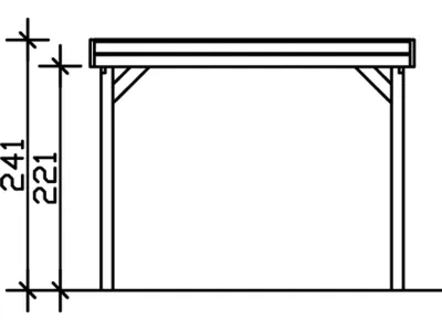 Einzelcarport Friesland Produktbild #5