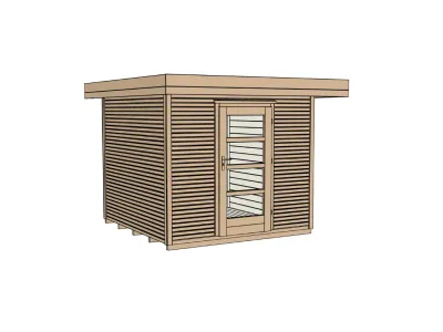 Gartenhaus Designhaus wekaLine 172 Gr. 1 28 mm anthrazit Produktbild #3