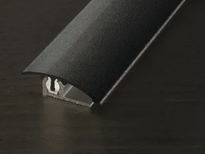 Anpassungsprofil PROVARIO Universal Aluminium Schwarz Matt Produktbild #1