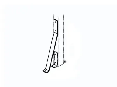 Sturmankerlasche für 90 x 90 mm Produktbild #1
