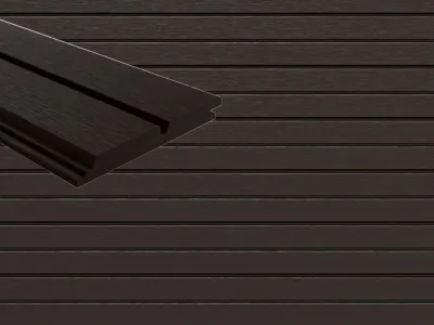 Fassade Rhombusprofil Thermo Bambus Symphony 60 Produktbild #1