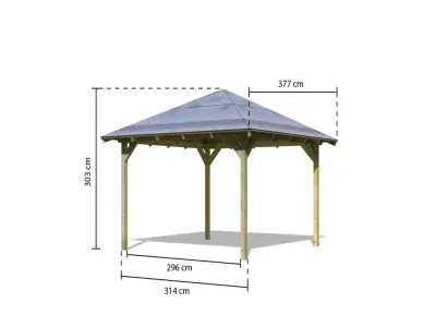 Pavillon Lissabon kesseldruckimprägniert Produktbild #3