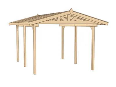 Carport 611 Produktbild #3