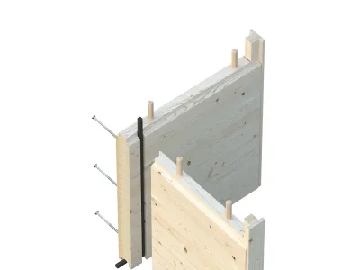 Gartenhaus Grace 8,1+8,1 m² 56 mm naturbelassen Produktbild #4