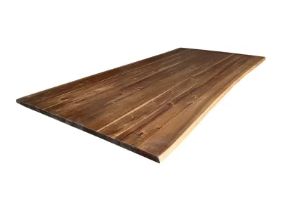 Tischplatte mit Waldkante aus Akazie Produktbild #3
