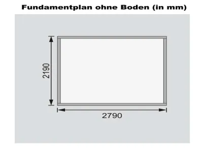 Gartenhaus Blockbohlenhaus Bastrup 3 28 mm naturbelassen Produktbild #5