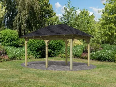 Pavillon SPARSET Perida ECO, inkl. Dachschindeln Produktbild #7