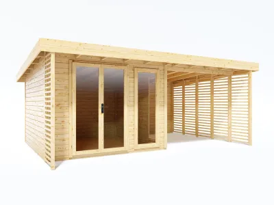 Abb. zeigt Gartenhaus inkl. Boden (nicht enthalten)
