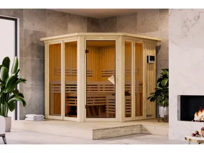 Sauna Airi SET mit Ofen 9 kW, externer Steuerung Produktbild #1