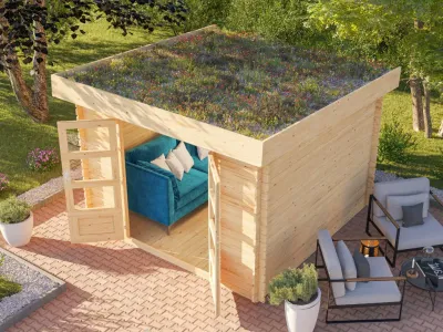 Gartenhaus Olaf 5 naturbelassen Produktbild #10