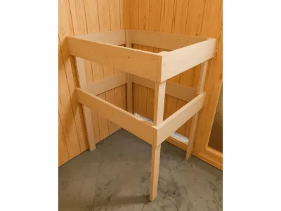 Saunahaus Mikka mit Milchglastür, inkl. 9 kW Saunaofen mit externer Steuerung Produktbild #13