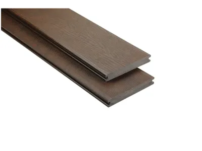 WPC Kovalex-Terrassendiele Holzoptik Kastanie mattiert Produktbild #1