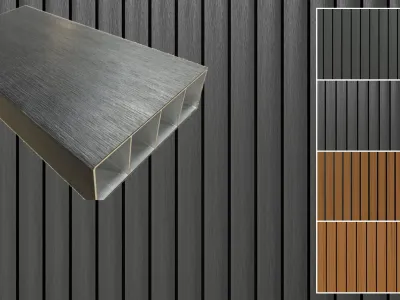 Sonnenbrecher WPC Beschattungsprofil Co extrudiert Produktbild #7