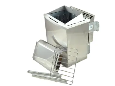 Saunaofen Bio-Kombiofen 9 kW aus Edelstahl Produktbild #1