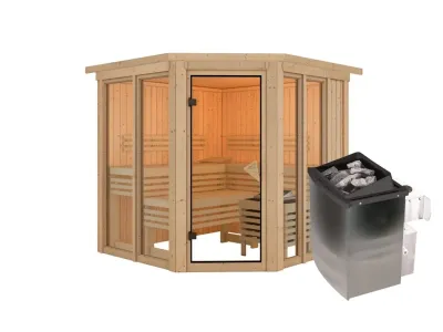 Sauna Airi SET mit Ofen 9 kW, integrierter Steuerung Produktbild #4