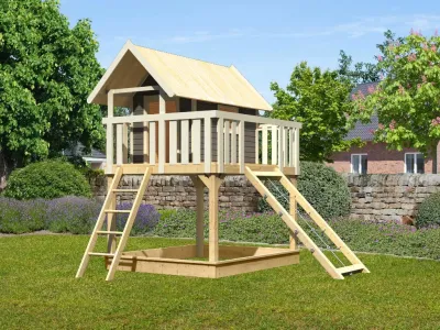 Stelzenhaus Fidel SET terragrau Produktbild #1