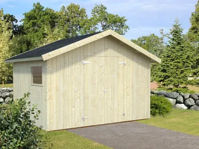 Gerätehaus Nils 8,2 m² 16 mm naturbelassen Produktbild #1