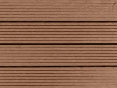 WPC-Terrassenfliese Braun geriffelt Produktbild #2
