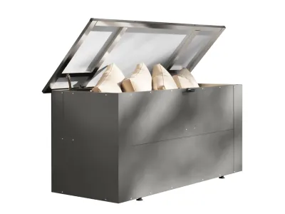 Metallbox "Himalia 1" graualuminium Produktbild #3