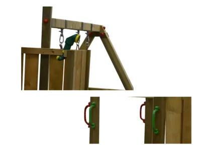 Spielturm Big Monkey KDI inkl. Rutsche blau Produktbild #9