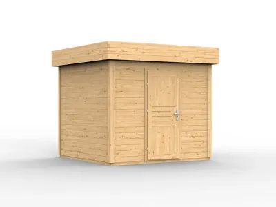 Gartenhaus Livo 1 28 mm naturbelassen Produktbild #5