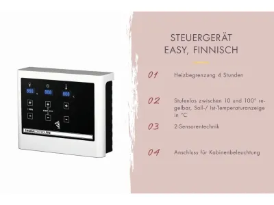 Sauna Airi SET mit Ofen 9 kW, externer Steuerung Produktbild #11
