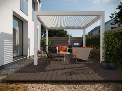 Terrassendiele WPC braun Holzoptik geprägte Oberfläche Produktbild #4
