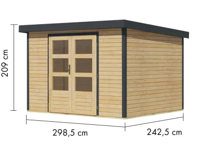 Gartenhaus Jupiter 5 19 mm Produktbild #3