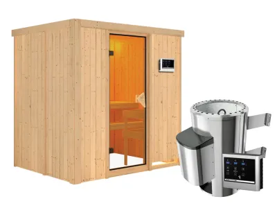 Sauna Systemsauna Fanja inkl. Plug & Play Saunaofen externe Steuerung Produktbild #7