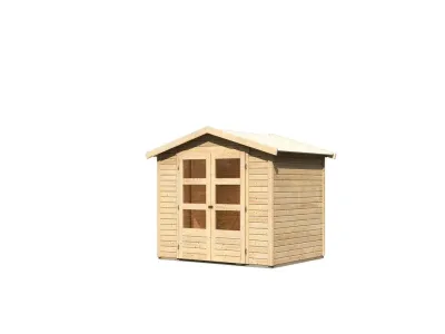 Gartenhaus Amberg 3 19 mm naturbelassen Produktbild #3