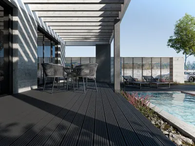 Terrassendielen WPC Premium anthrazit Produktbild #2