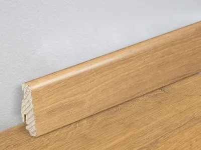 Steck-Sockelleiste Eiche furniert, matt versiegelt Produktbild #2
