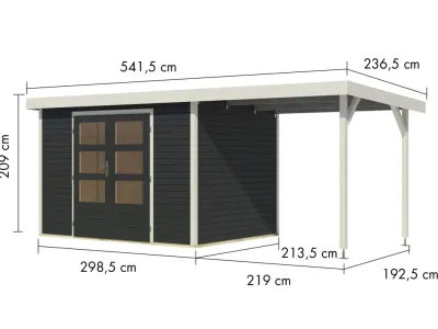 Gartenhaus Jupiter 4 19 mm Produktbild #9