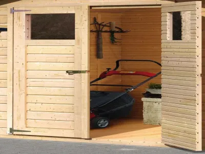 Gartenhaus Gerätehaus Dahme 2 ECO 14 mm naturbelassen Produktbild #10